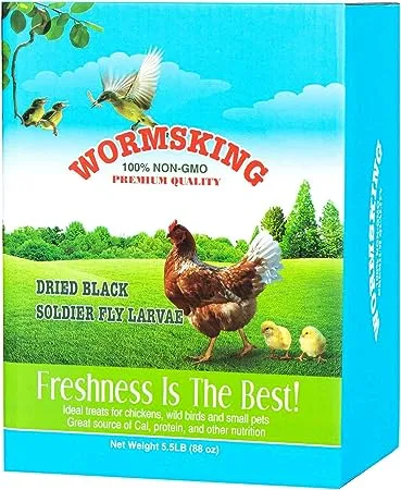 WORMSKING Black Soldier Fly Larvae Mealworms