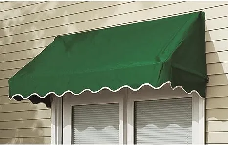 CASTLECREEK 8' Window Door Awning Sun Shade Canopy Outdoor Patio Cover Hunter Green