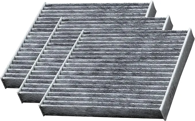 Epauto CP285 (cf10285) Premium Cabin Air Filter Includes Activated Carbon - 3 Pack