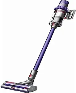 Dyson V10 Cordless Stick Vacuum Cleaner: 14 Cyclones, Fade-Free Power, Whole Machine Filtration, Hygienic Bin Emptying, Wall Mounted, Up to 60 Min Runtime, Purple