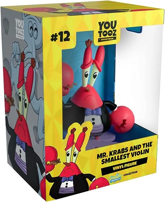 Bored Squidward, 4.4" Bored Squidward Collectible Figure, High Detailed Youtooz Spongebob Squarepants Collection Based on Cartoon TV Series and Funny Internet Meme