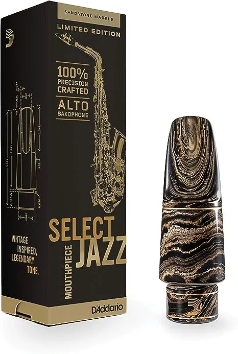 D'Addario Select Jazz Marble Tenor Saxophone Mouthpiece