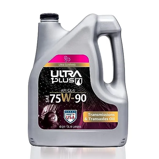 Ultra1Plus SAE 75W-90 Synthetic Gear Oil, API GL-4 (6 QTS) 6 Pack QT 