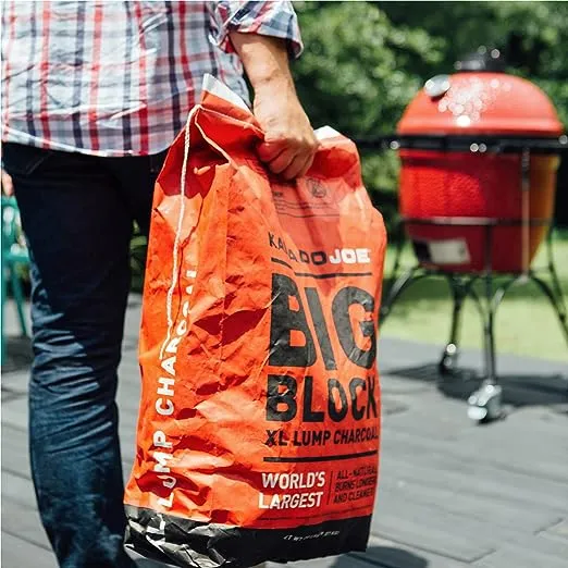 Kamado Joe KJ-CHAR Big Block XL Lump Charcoal, 20 pound