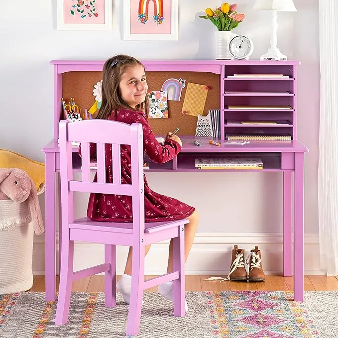 Guidecraft Kids' Media Desk and Chair Set