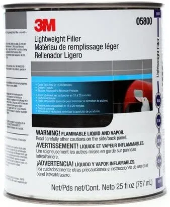 3M 05800 Lightweight Body Filler- 1 Quart