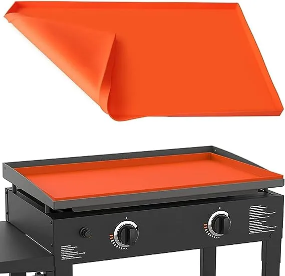 28" Silicone Griddle Mat for Blackstone 28 inch Griddle(Not fit 28XL/Pro), Heavy-Duty Food Grade Silicone Grill Buddy Mat Blackstone Griddle Top Cover Accessories Keep Flat Top Clean Critter-Rust Free