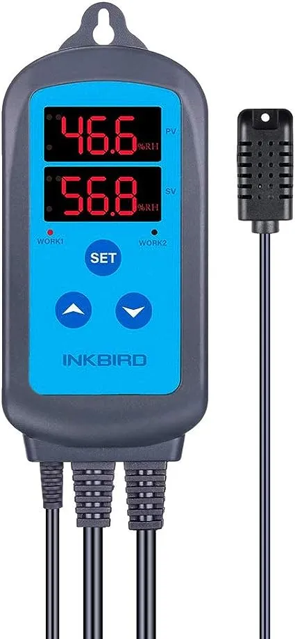 Inkbird Humidity Controller IHC200 Humidistat Mushroom Greenhouse Pre Wired Out