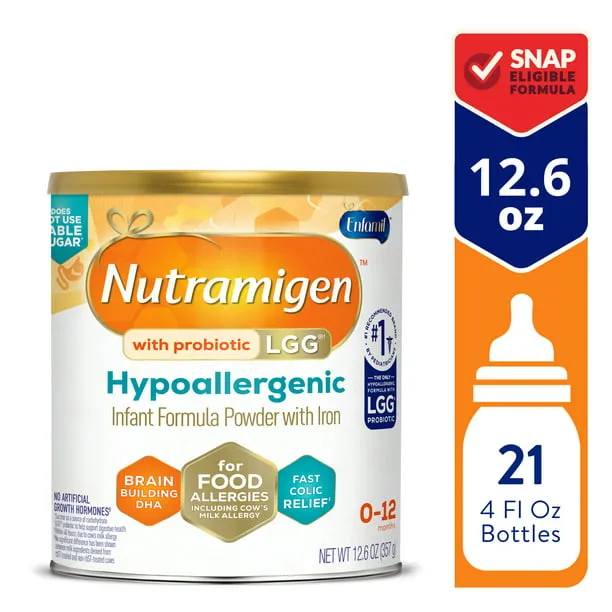 Nutramigen with Enflora LGG Hypoallergenic Infant Formula - 12.6 oz can