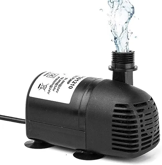 AEO 12V - 24V DC Brushless Submersible Water Pump, 410GPH (1 Pack)