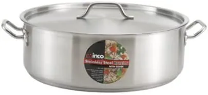 Winco SSLB-10, 10-Quart Premium Stainless Steel Induction Brazier