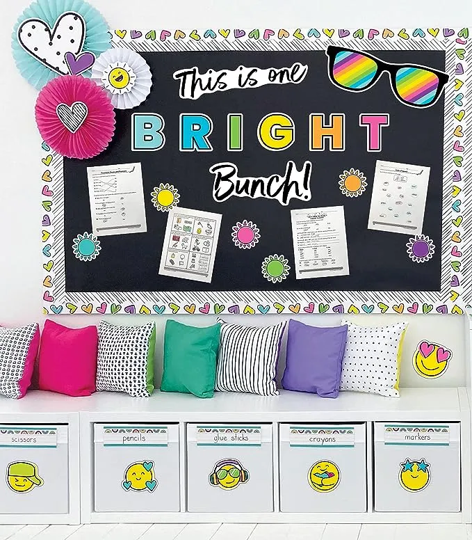 Carson Dellosa Education Kind Vibes This Is One Bright Bunch Bulletin Board Set