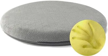 Sigmat Memory Foam Seat Cushion Anti-Slip Soft Round Stool Cushion Chair Pad 16 Inch Camel