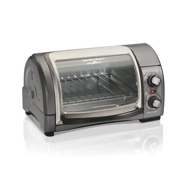 Hamilton Beach 4 Slice Easy Reach Toaster Oven with Roll Top Door