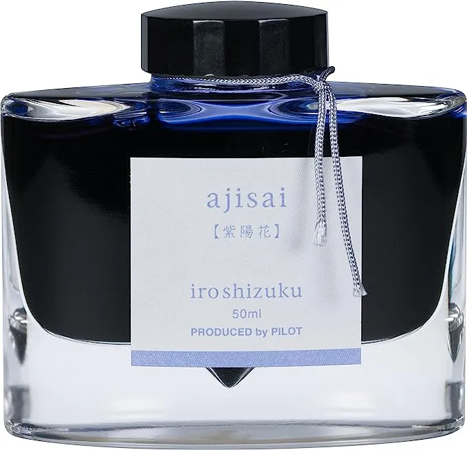 PILOT Iroshizuku Bottled Fountain Pen Ink, Yama-Budo, Crimson Glory Vine (Purple Red) 50ml Bottle (69217)