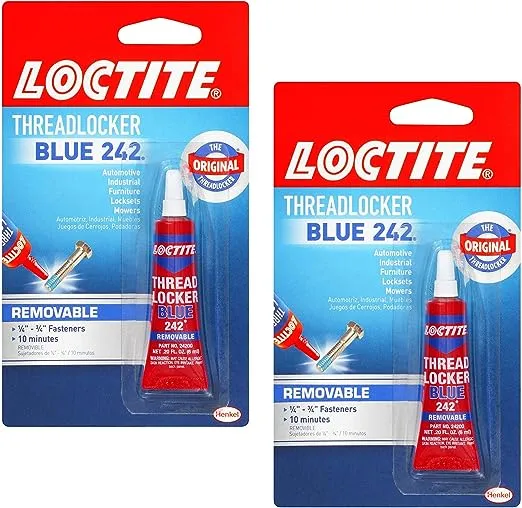 3 pack of Loctite Threadlocker Blue 242 Removable 209728 NEW Free Shipping