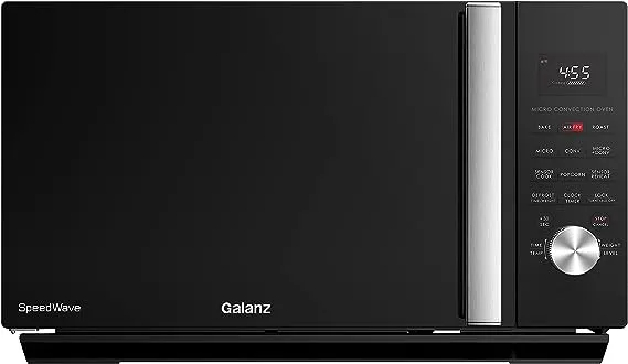 Galanz 1.6-Cu. ft. Counter-Top SpeedWave 3-in-1 Microwave Black