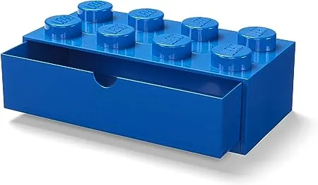 Brique de rangement bleue LEGO® à tiroir et à 8 tenons 5005891 | Autres | Boutique LEGO® officielle CA 