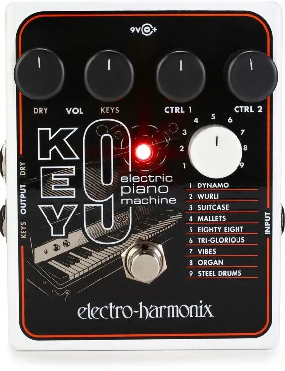 Electro-Harmonix Key 9 Electric Piano Machine Effects Pedal