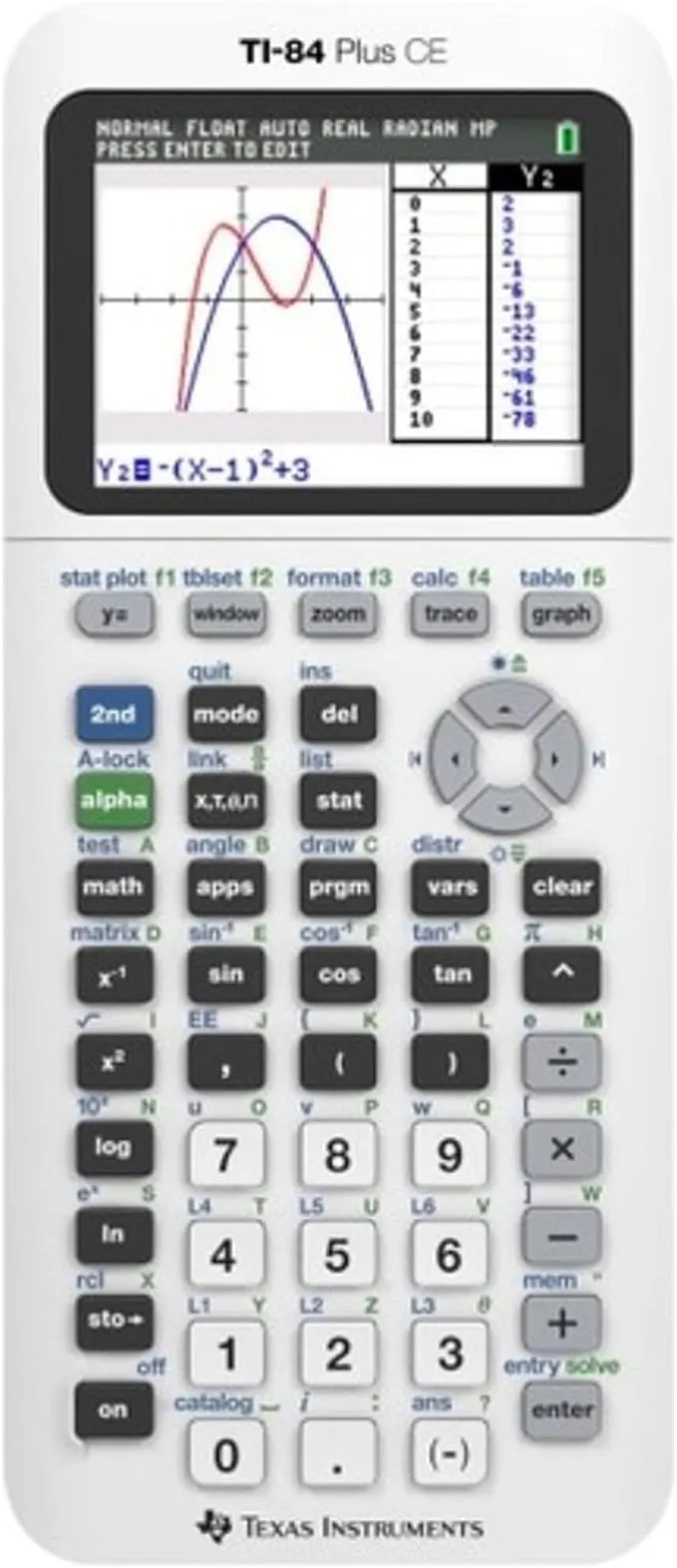 Texas Instruments TI-84 PLUS CE Graphing Calculator