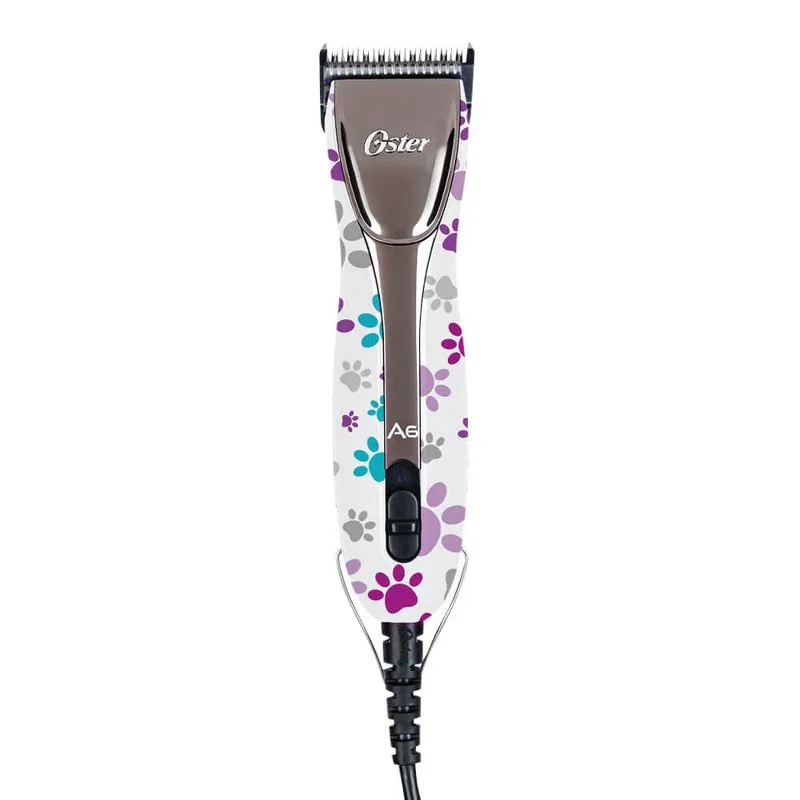 Oster Clipper Pro A6 3-Speed Slim, Paw Prints