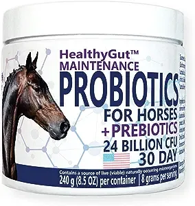 Equa Holistics HealthyGut Probiotics for Horses Dietary Supplement