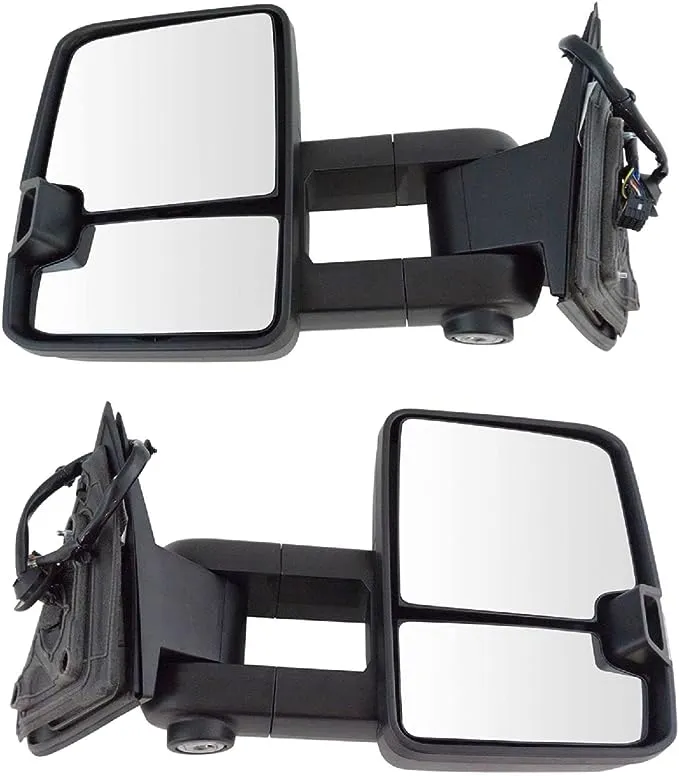 Towing Mirror Power Heat Turn Memory Upgrade Spotlight Pair for GM SUV New