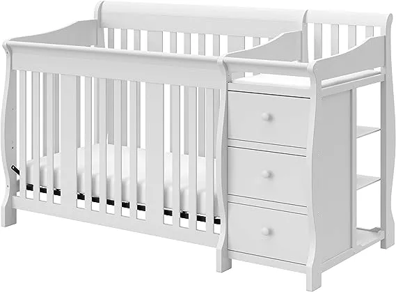 Storkcraft Portofino 4 in 1 Convertible Crib Changer - White