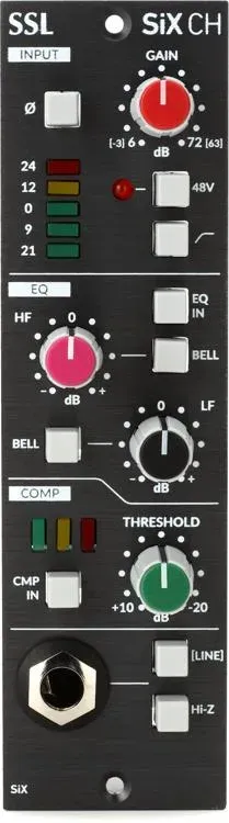 Solid State Logic Six Channel Strip - 500 Series