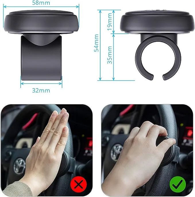 BRAND NEW Steering Wheel Spinner Silicone Power Handle Steering Wheel Knob