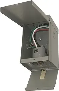 Connecticut Electric 30-Amp Power Inlet Box with Hinged Door, NEMA 3R Power Inlet Box, Generators Up To 7,500 Running Watts, ETL Listed