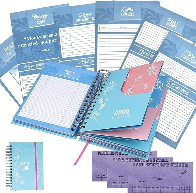 Bill Organizer Budget Planner Book - Monthly Budget and Expense Tracker