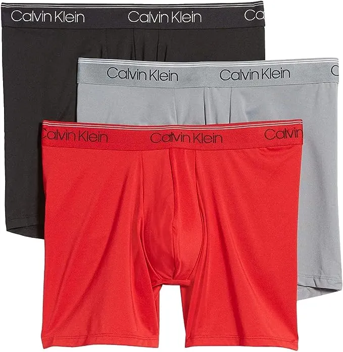 Calvin Klein 3 Pack Micro Stretch Boxer Briefs - Size XL