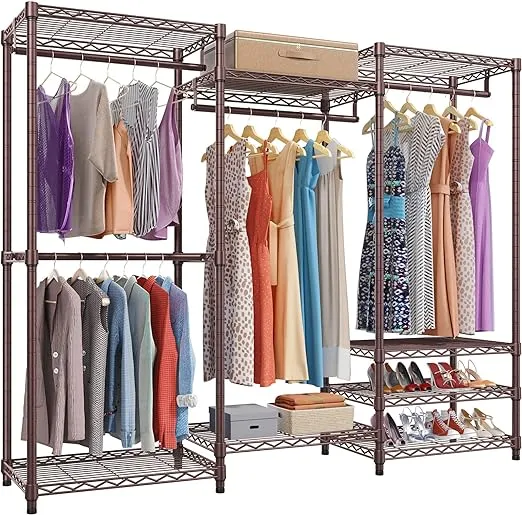 VIPEK V5 Portable Closet Wardrobe Heavy Duty Clothes Rack Freestanding Metal Clothing Rack, White