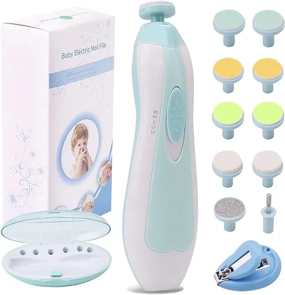 Baby Nail File Electric Nail Trimmer Manicure Set