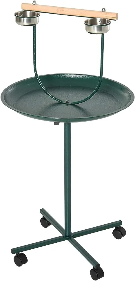 PawHut 49" Bird Play Stand w/Wheels - Green