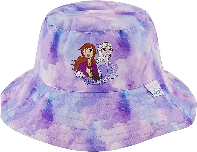 Disney Kids Bucket Girl&#039;s, Frozen Elsa &amp; Anna\xa0Toddler\xa0B<wbr/>aseball Cap