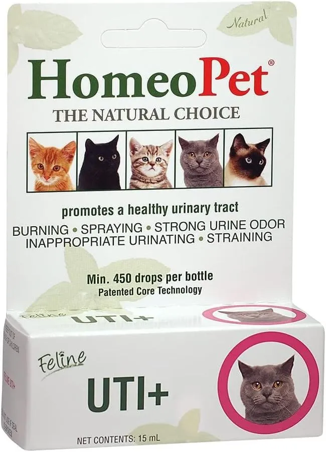 HomeoPet Feline UTI+ Urinary Tract Infection 15 ml