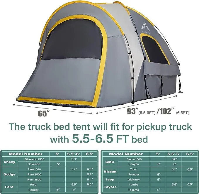 GoHimal Pickup Truck Tent