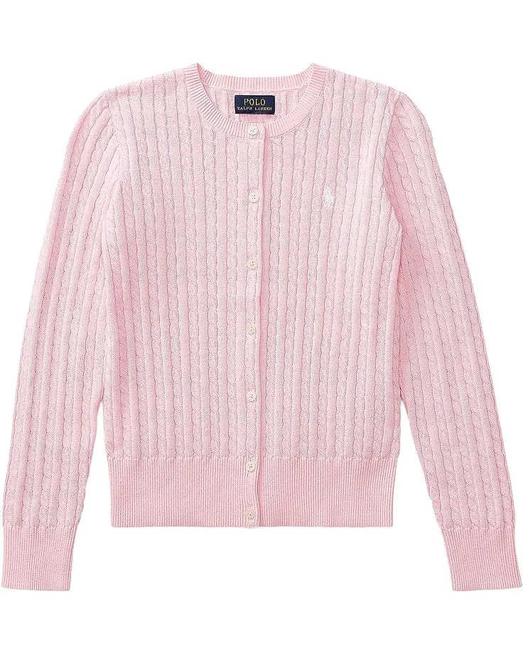 Kid Polo Ralph Lauren Girls' Cable Knit Cotton Cardigan