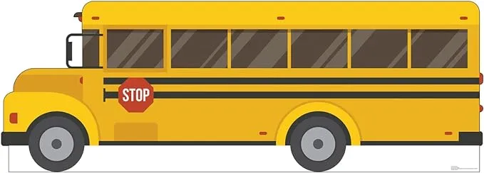 Advanced Graphics Life-Size Cardboard Cutout of School Bus