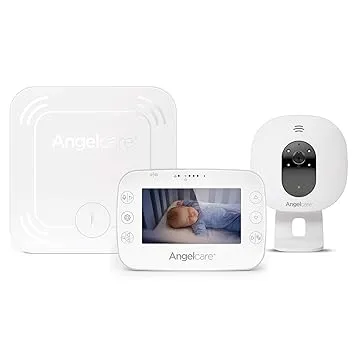 Angelcare 3-in-1 AC327 Baby Monitor, with Movements Tracking, 4.3’’ Video & Sound 