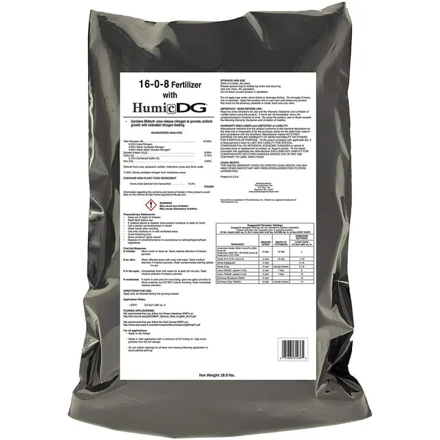 The Andersons Professional PGF 16-0-8 Fertilizer with Humic DG 10,000 sq ft 40lb BagThe Andersons Professional PGF 16-0-8 Fertilizer with H…