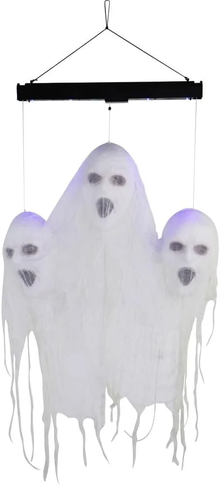 Haunted Hill Farm 35-in Talking Lighted Animatronic Ghost Free Standing Decoration