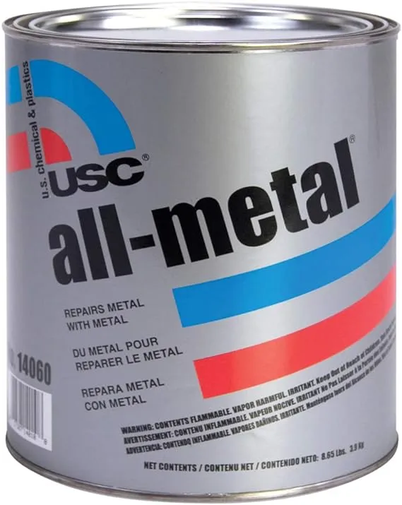 U. S. Chemical & Plastics All Metal Body Filler