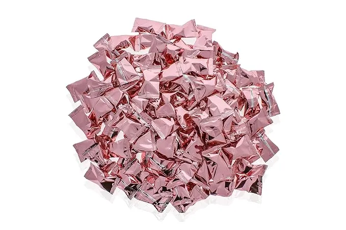 Rose Gold Foil Buttermints - 13 oz. Bag - Approximately 100 Individually Wrapped Mint Candy