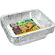 Aluminum Pans 9x13 Disposable Baking Tin Foil Pan Half Size 10 Pack Cooking Ro