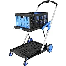 Collapsible Utility Cart Multi Use Functional Collapsible Shopping Carts Storage