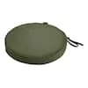 Montlake Fade Safe Light Charcoal 15 in. Round Outdoor Seat Cushion