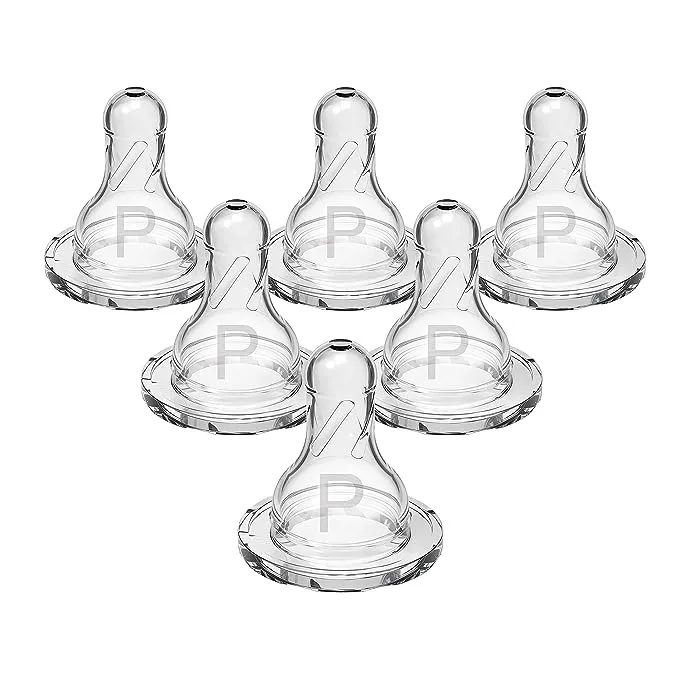 Dr. Brown's Natural Flow Baby Bottle Nipple - Level 4, Fast Flow - 6-Pack - 9m+